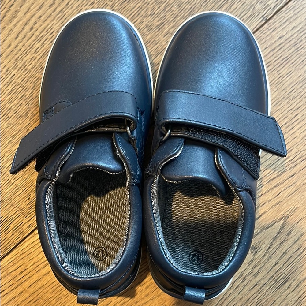 Kids Navy Blue Shoes